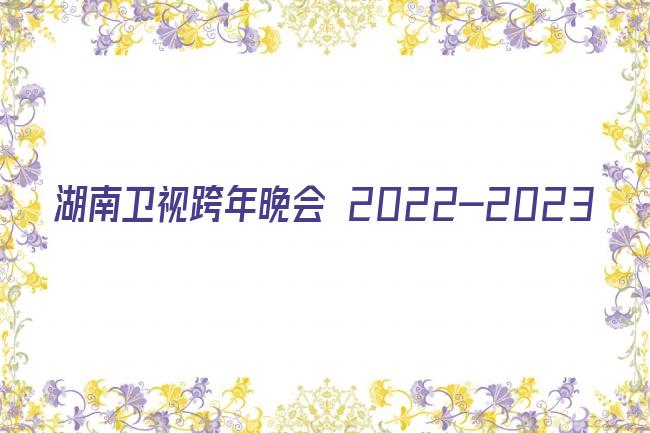 湖南卫视跨年晚会 2022-2023剧照